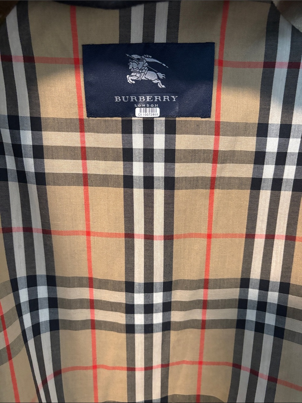 Burberry Car Coat Large Size 44 Mint Condtion Wool Removable Interior - Picture 7 of 10